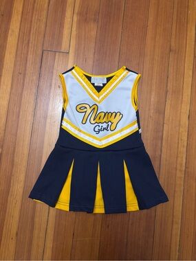Third Street Toddler 2T Go Navy Beat Army Cheer Dress